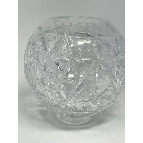 Waterford Millennium Times Square 2000 Crystal Cut Shade Hurricane Glass Only - Picture 4 of 9